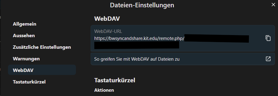 webdav-settings